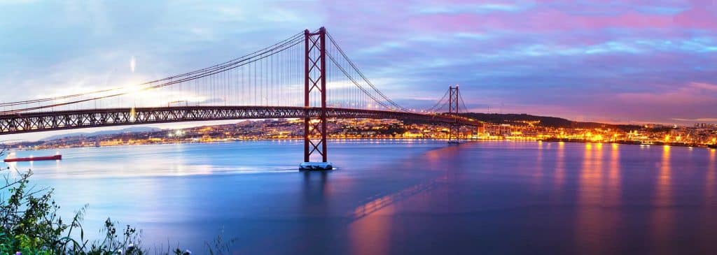 Lisbon view from Tagus river